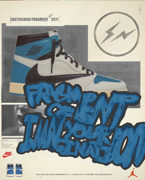 Jordan 1 High Travis Scott x Fragment DH3227-105