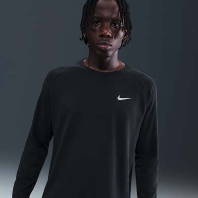 Teniska Nike Stride Dri-FIT Running Waffle Crew "Black & Reflective Silver" | Мъже | Бягане | 01 | SPORTSHOWROOM