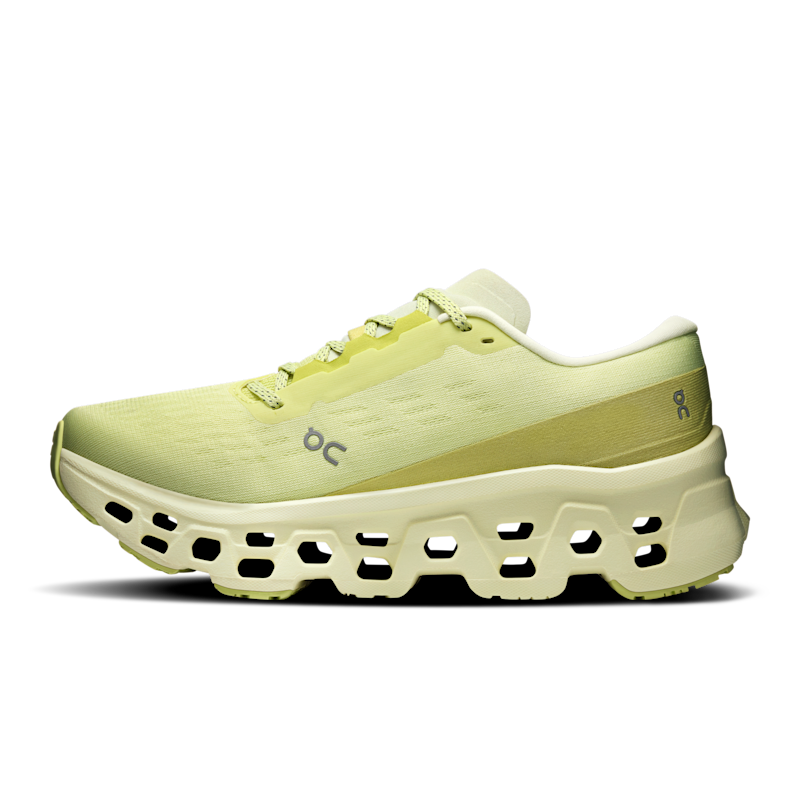 Buty do biegania On Cloudmonster 3 "Limelight & Seedling" | Kobiety | Bieganie | 04 | SPORTSHOWROOM
