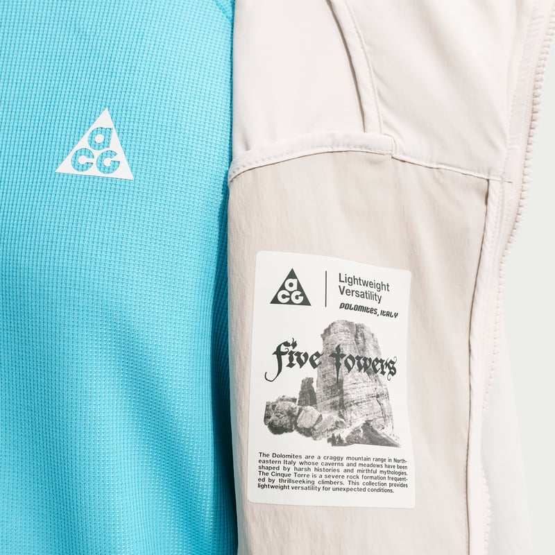 Nike ACG "Five Towers" UV Protection Jakke "Light Orewood Brown & Cream II" | Herre | | 07 | SPORTSHOWROOM