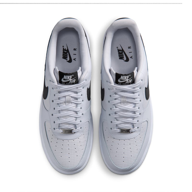 Nike Air Force 1 '07 LV8 Ripstop Sneaker "Geyser Grey & Black" | Herren | Sportstyle | 04 | SPORTSHOWROOM