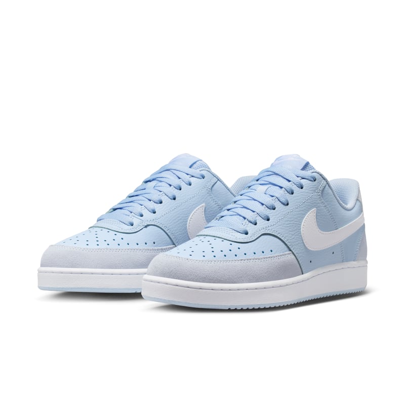 Baskets Nike Court Vision Low Suede "Hydrogen Blue & White" | Femme | Sportstyle | 05 | SPORTSHOWROOM