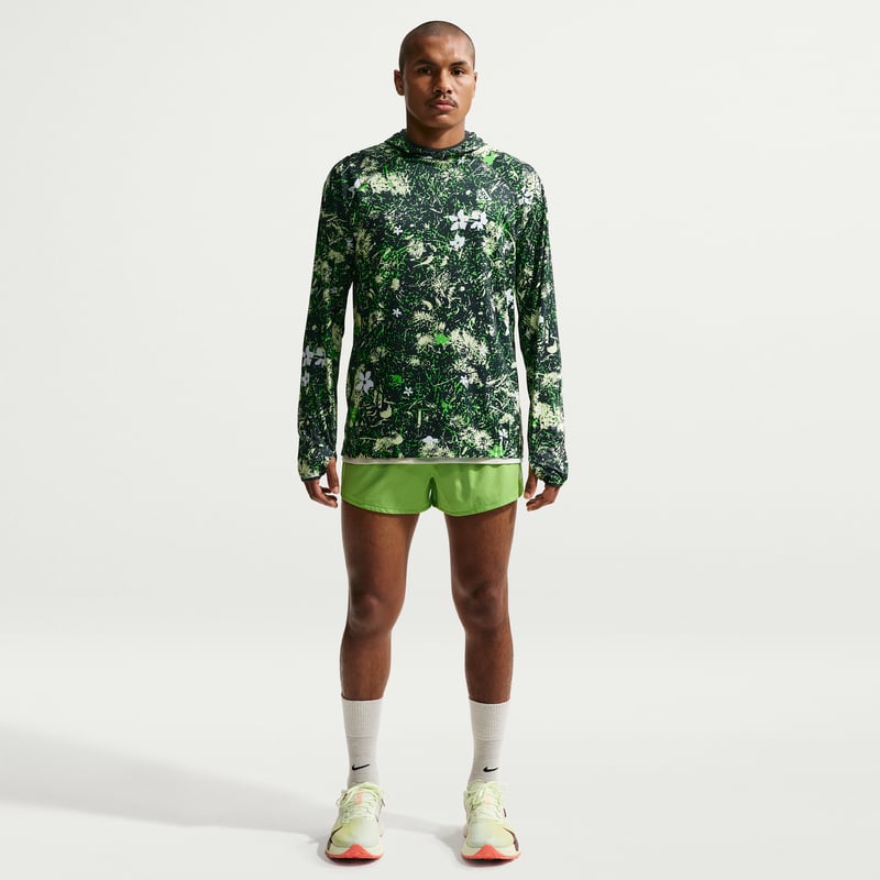 Nike ACG "Solar Chase" Dri-FIT UV Protection Hooded Top "Mean Green & Black Spruce" | Men | Outdoor | 04 | SPORTSHOWROOM