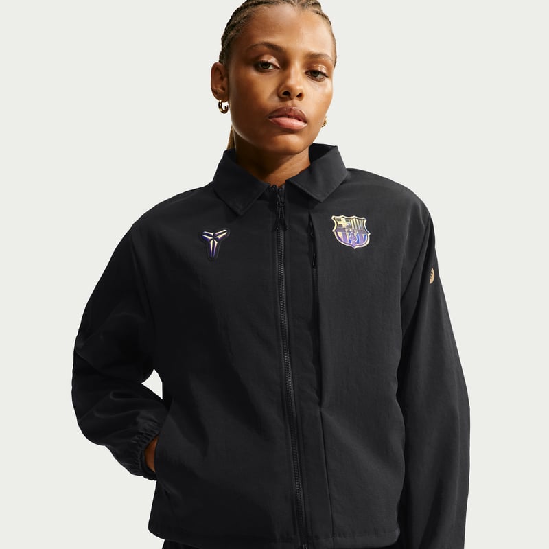 Jakna Nike Kobe F.C. Barcelona Away Woven "Black & Field Purple" | Ženske | Nogomet | 01 | SPORTSHOWROOM