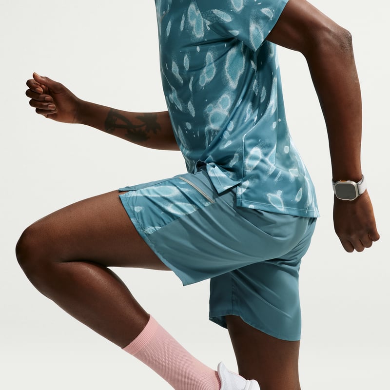 Pantalones cortos Nike Miler Dri-FIT Brief-Lined "Smoky Blue & Cerulean" | Hombre | Correr | 04 | SPORTSHOWROOM