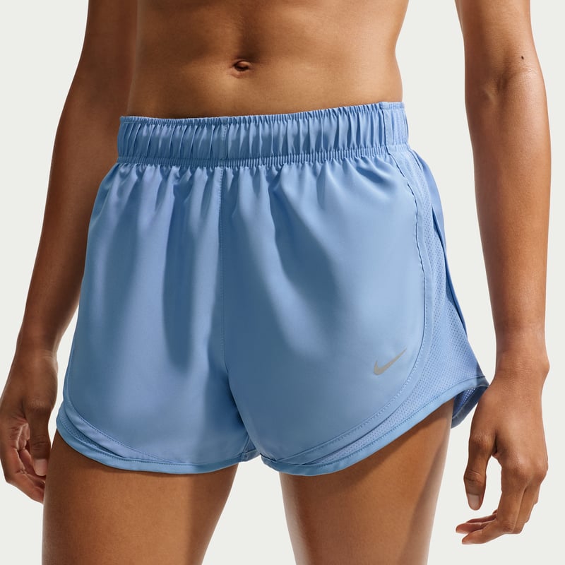 Short Nike Tempo Dri-FIT Mid-Rise Brief-Lined "Work Blue" | Femme | Course à pied | 02 | SPORTSHOWROOM