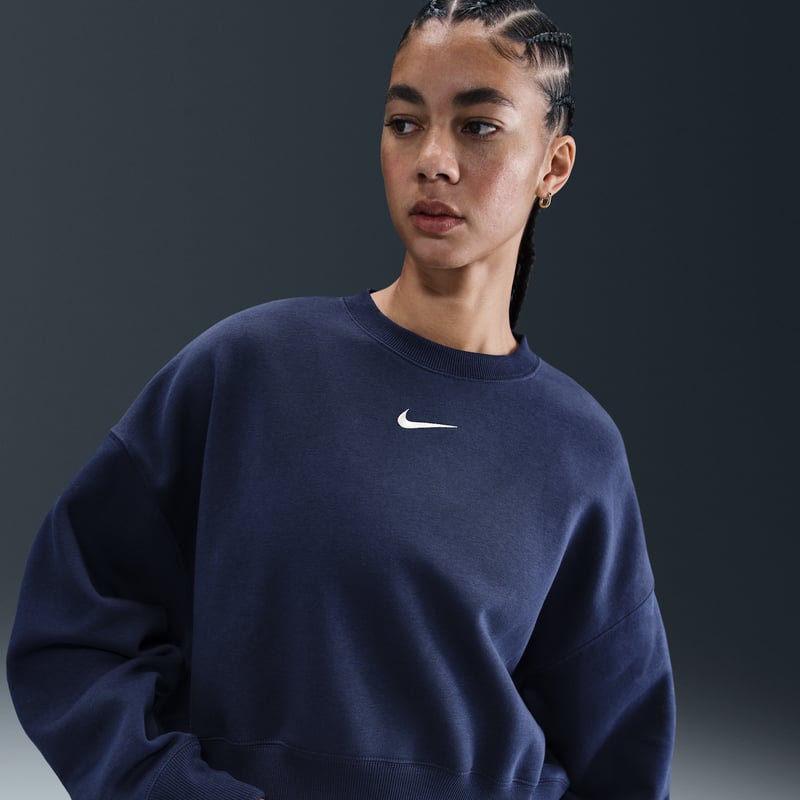 Nike Phoenix Fleece Over-Oversized Crew DQ5761-411 01
