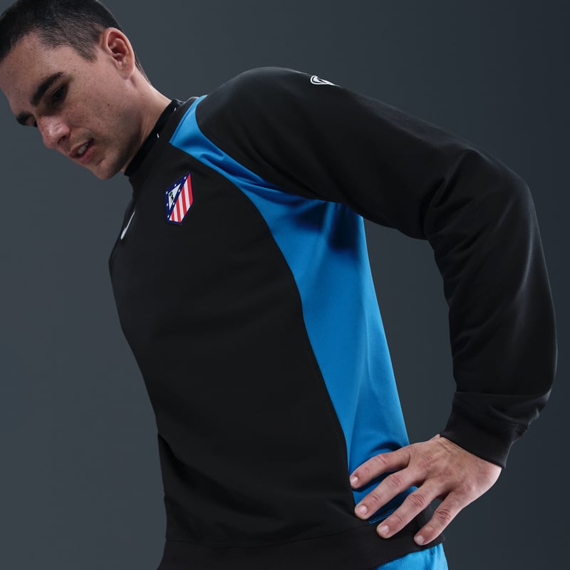 Nike Atletico Madrid Third Total 90 Crew-Neck Top "Black & Photo Blue" | Men | SportStyle | 03 | SPORTSHOWROOM