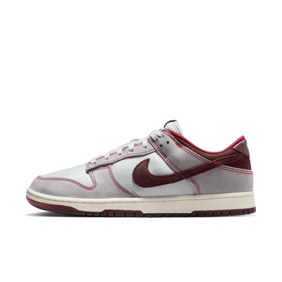 Nike Dunk Low Retro SE sneakers "Pure Platinum & Burgundy Crush" | Heren | Sportstyle | 01 | SPORTSHOWROOM