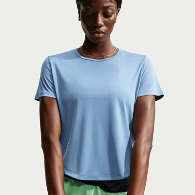 Maillot Nike Tempo Dri-FIT "Work Blue" | Femme | Course à pied | 01 | SPORTSHOWROOM