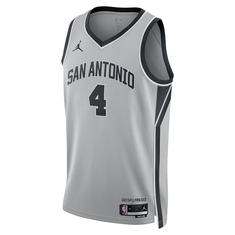 Nike Jordan San Antonio Spurs 2025/26 Statement Edition Dri-FIT NBA Swingman De'Aaron Fox HM4882-009 01