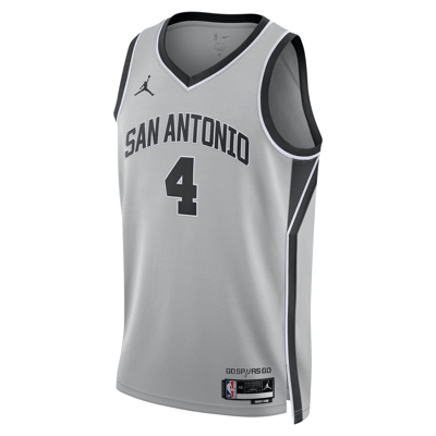Nike Jordan San Antonio Spurs 2025/26 Statement Edition Dri-FIT NBA Swingman De'Aaron Fox HM4882-009