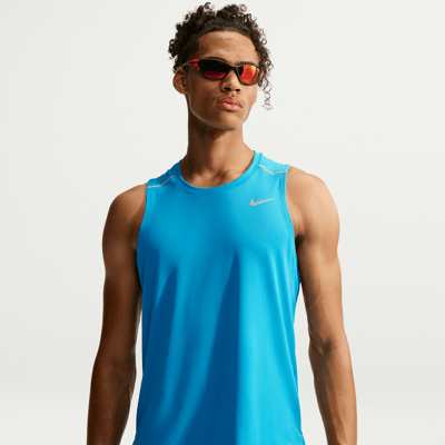 Nike Miler Dri-FIT Singlet "Light Current Blue" | Herre | Løping | 01 | SPORTSHOWROOM