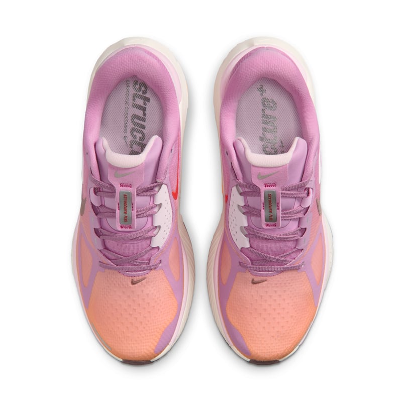 Nike Structure Plus runners "Light Magenta & Orange Pulse" | Women | Running | 04 | SPORTSHOWROOM