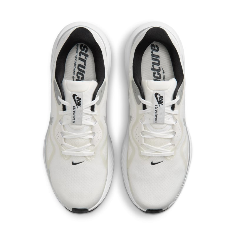 Nike Structure 26 futócipők "Summit White & Black" | Férfi | Futás | 04 | SPORTSHOWROOM