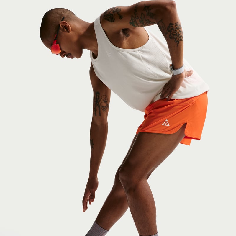 Nike ACG 'Trailwind' Dri-FIT ADV 3" Brief-Lined Shorts "Safety Orange" | Men | Outdoor | 04 | SPORTSHOWROOM