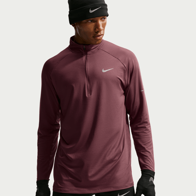 Nike Stride Dri-FIT 1/2-Zip Mid Layer Top "Light Boulder" | Herren | Laufen | 01 | SPORTSHOWROOM