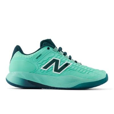 New Balance Fresh Foam X CT-Rally v2 Clay tenniskengät "Deep End & Medusa Green" | Naiset | Tennis | 00 | SPORTSHOWROOM