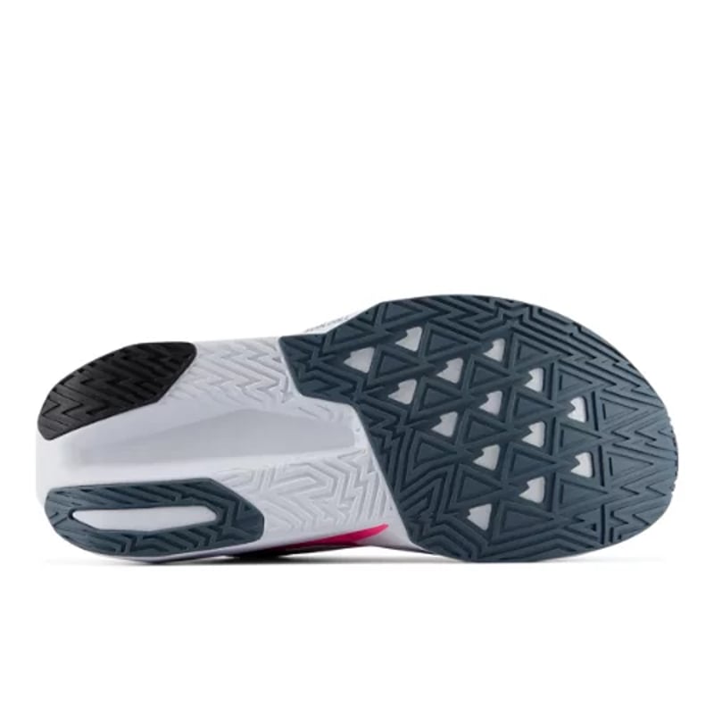 Tekaški copati New Balance FuelCell Rebel v5 "Shadow Blue & Pink Heat" | Ženske | Tek | 03 | SPORTSHOWROOM