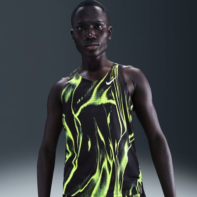 Nike AeroSwift Dri-FIT ADV Tanktop "Volt" | Herren | Laufen | 01 | SPORTSHOWROOM