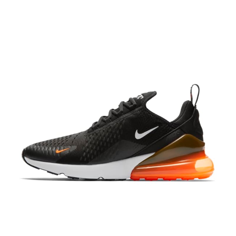 Nike Air Max 270 Black Total Orange AH8050 014 SPORTSHOWROOM