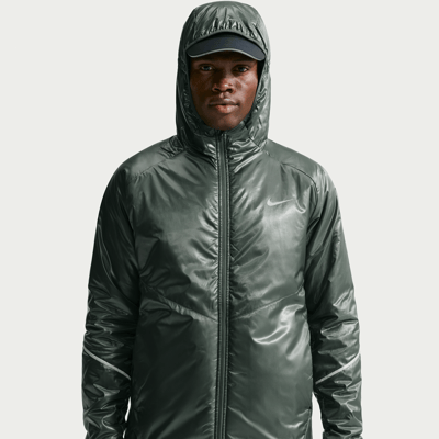 Nike Miler Aerolayer Therma-FIT Jacke "Camo Green" | Herren | Laufen | 01 | SPORTSHOWROOM