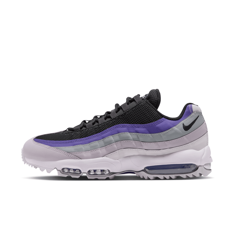 Čevlji za golf Nike Air Max 95 G "Vast Grey & Dark Iris" | Moški | Golf | 01 | SPORTSHOWROOM