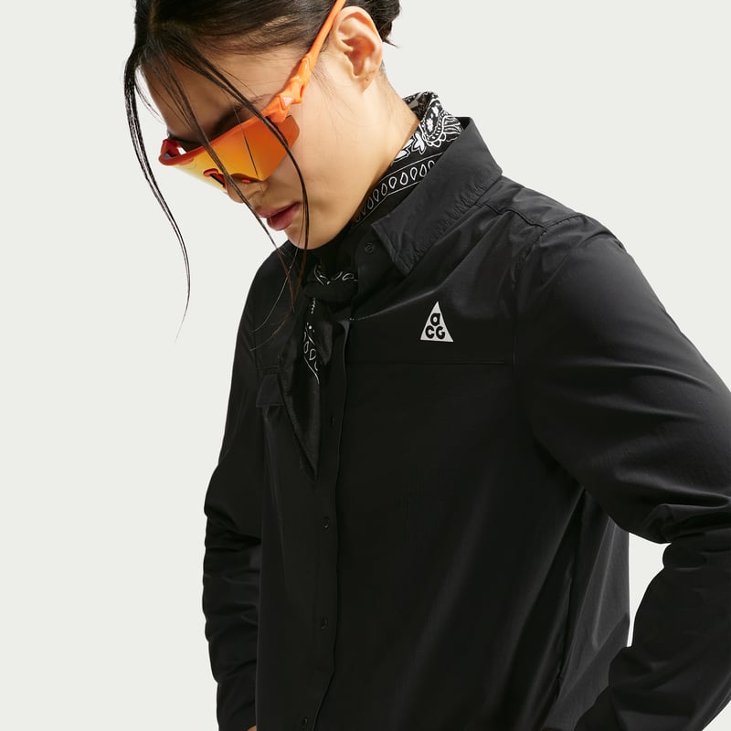 Nike ACG "Aireez" Button-Up Topp "Black" | Kvinnor | Utomhus | 03 | SPORTSHOWROOM