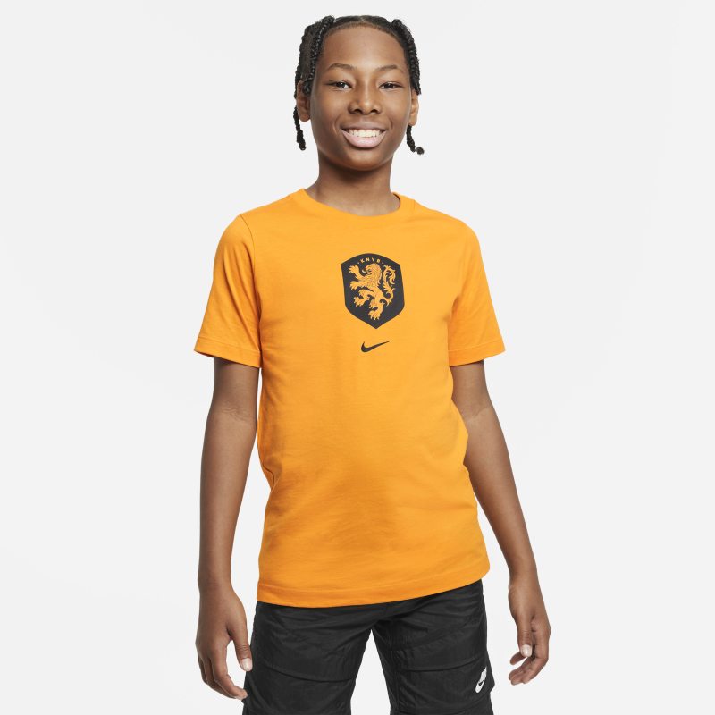 Nederland Nike T-shirt voor kids - Oranje DH7771-833
