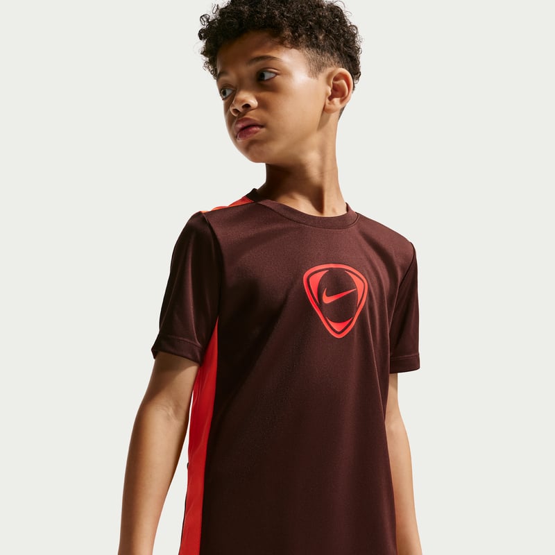 Nike Academy+ Dri-FIT Shirt "Mystic Dates & Bright Crimson" | Kids | Football | 00 | SPORTSHOWROOM