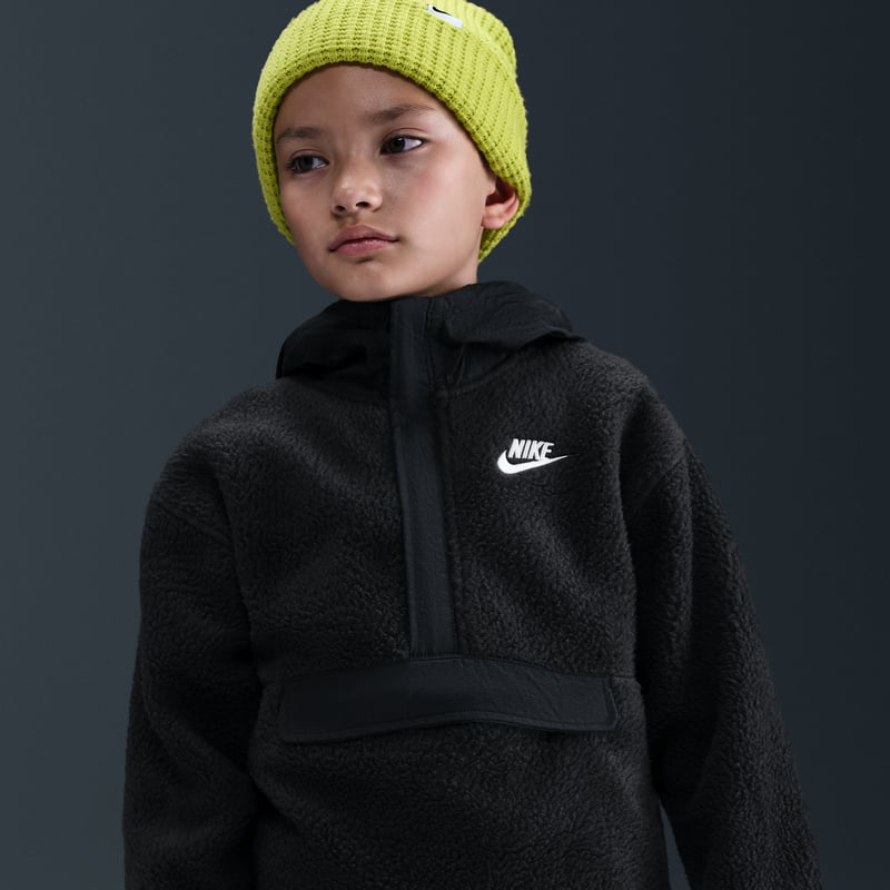 Nike Club Fleece Loose 1/4-Zip HV0383-010 03
