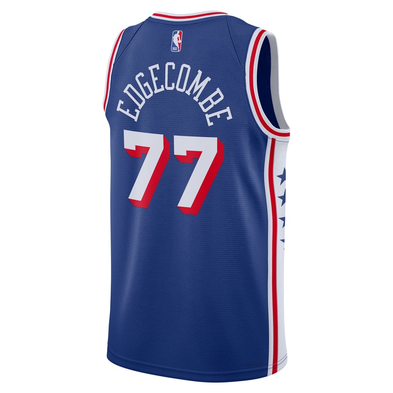 Nike Philadelphia 76ers Icon Edition Dri-FIT NBA Swingman VJ Edgecombe DX8620-496 02