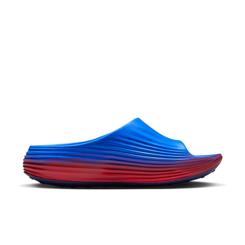 Nike ReactX Rejuven8 Slides sneakers "Action Red & Light Photo Blue" | Dames | Sportstyle | 04 | SPORTSHOWROOM