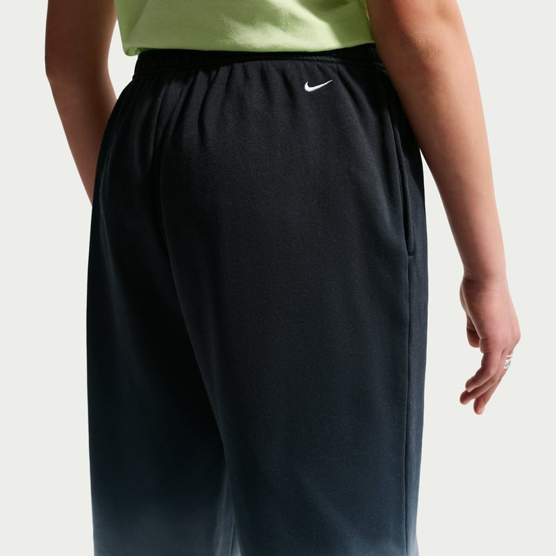 Nike Studio Fleece Loose Bukse "Light Smoke Grey & Black" | Barn | | 02 | SPORTSHOWROOM