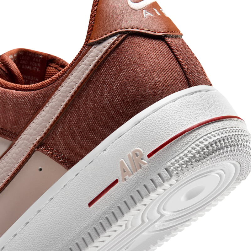 Zapatillas Nike Air Force 1 '07 SE "Cinnamon & Silt Red" | Mujer | Estilo deportivo | 07 | SPORTSHOWROOM