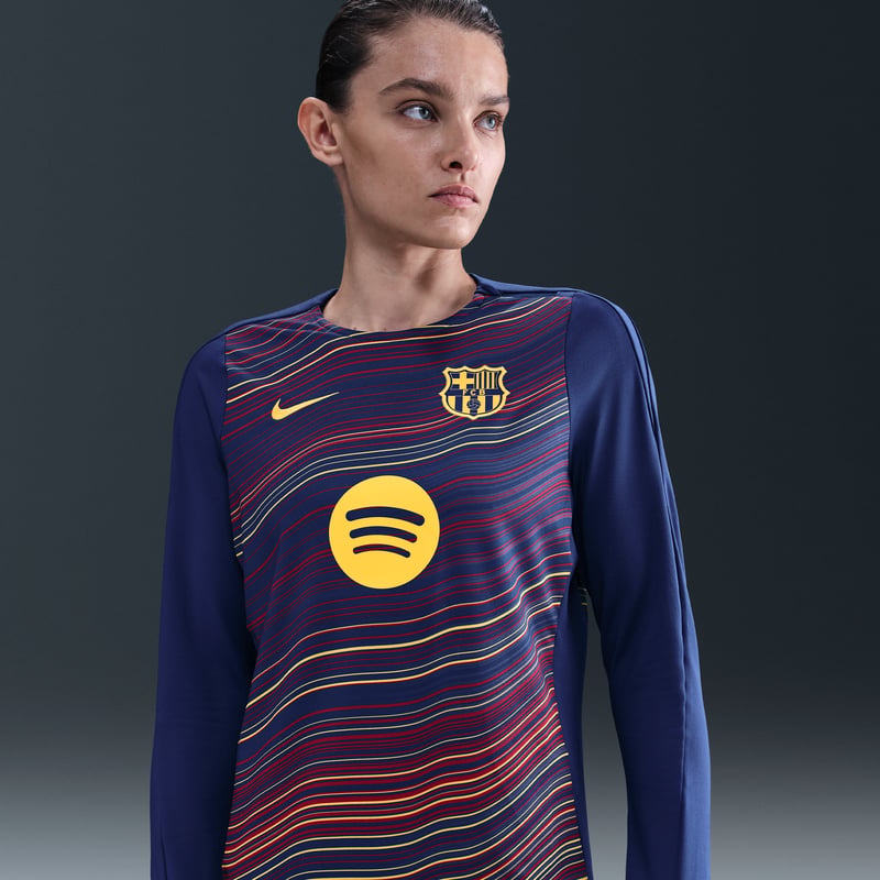 Nike FC Barcelona Strike Home Dri-FIT Pre-Match Crew HQ0485-456 01