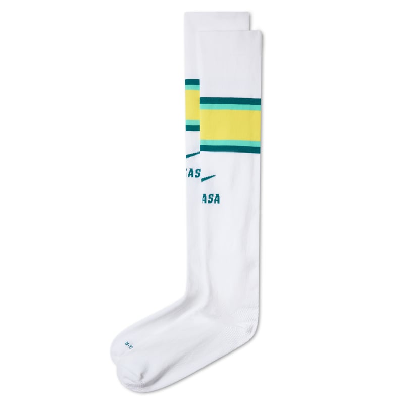 Nogavice Nike Brazil VaporFast Home Nike Dri-FIT ADV "White" | Moški & Ženske | Tek & Nogomet | 01 | SPORTSHOWROOM