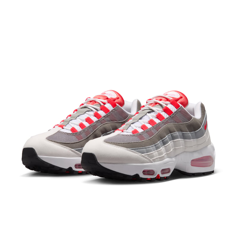 Nike Air Max 95 Big Bubble trainers "White & Light Crimson" | Women | SportStyle | 05 | SPORTSHOWROOM