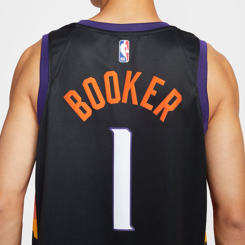 Nike Devin Booker Phoenix Suns City Edition NBA Swingman Shirt "Black" | Men | Basketball | 06 | SPORTSHOWROOM
