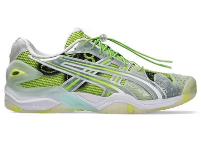 Chaussures de tennis ASICS Gel-Resolution 5 x Little Tokyo Table Tennis "Parrot Green & Pure Silver" | Homme | Tennis | 01 | SPORTSHOWROOM