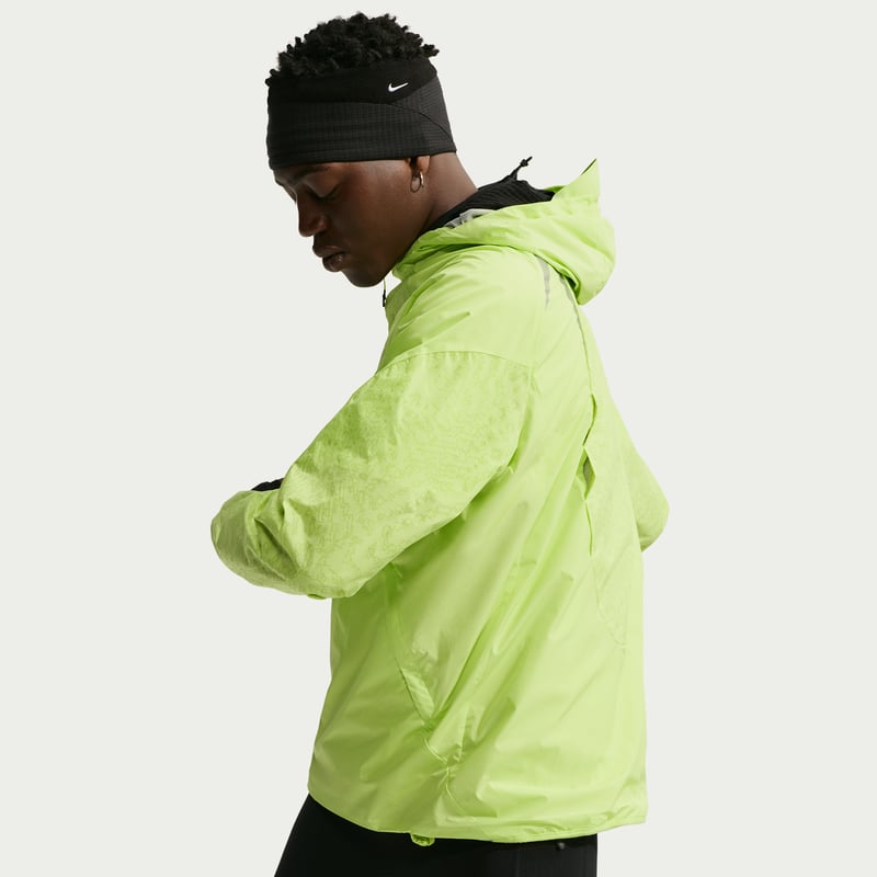 Nike Stride Therma-FIT Repel Winterized Jacket "Light Lemon Twist & Light Smoke Grey" | Men | Running | 02 | SPORTSHOWROOM
