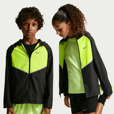 Giacca Nike Miler Repel UV "Black & Lemon Venom" | Bambini | | 01 | SPORTSHOWROOM