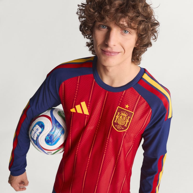 adidas Spain 2026 Home Authentic Long Sleeve JZ5776 01