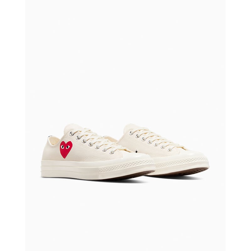 Converse Chuck 70 Low x Comme des Garçons PLAY ‘Single Heart’ A08805C 05