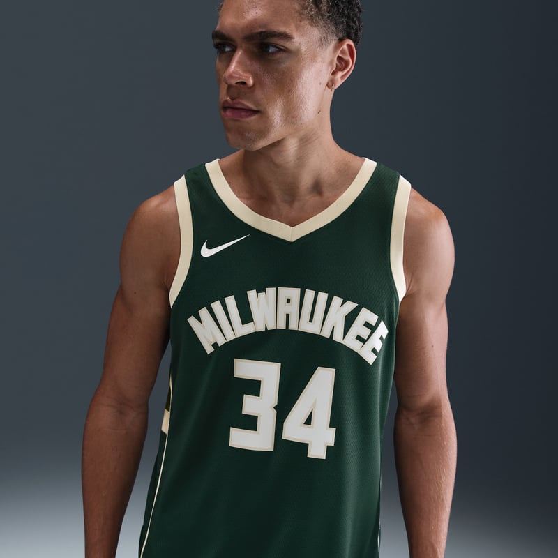 Nike Milwaukee Bucks Icon Edition Dri-FIT NBA Swingman DN2012-323 03