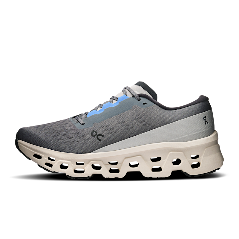 Buty do biegania On Cloudmonster 3 "Rock & Silver" | Mezczyzni | Bieganie | 04 | SPORTSHOWROOM