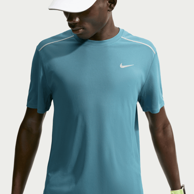 Nike Miler Dri-FIT Skjorte "Smoky Blue" | Herre | Løping | 01 | SPORTSHOWROOM