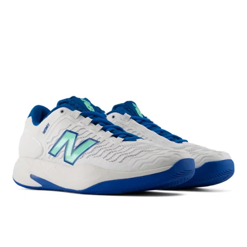 Copati za tenis New Balance Fresh Foam X CT-Rally v2 "White & Angora" | Moški | Tenis | 02 | SPORTSHOWROOM