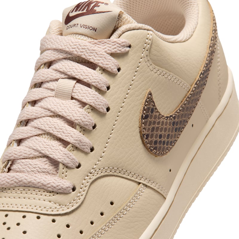 Nike Court Vision Low Premium trainers "Sand Drift & Chocolate" | Women | SportStyle | 07 | SPORTSHOWROOM