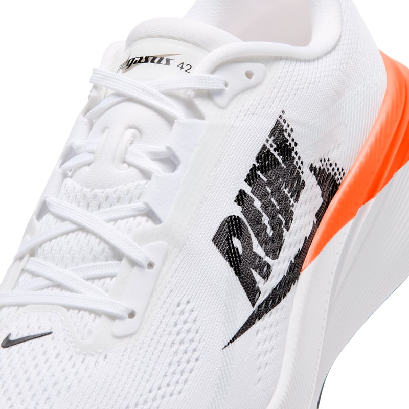 Nike Pegasus 42 running shoes "White & Total Orange" | Men | Running | 07 | SPORTSHOWROOM
